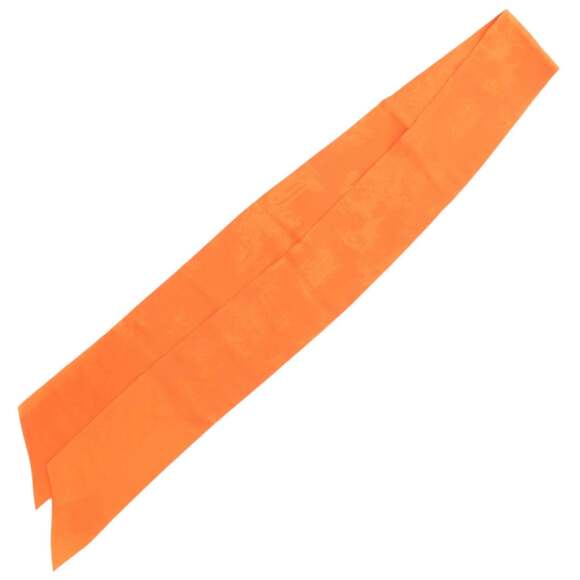 HERMES Orange Silk Scarf